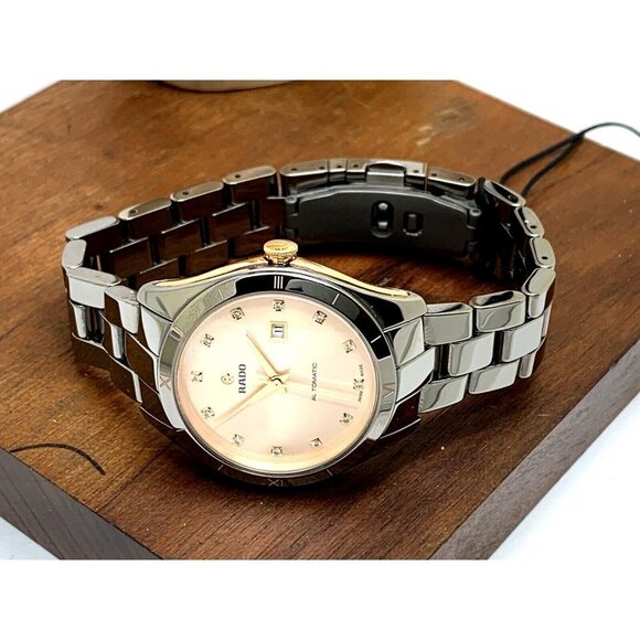 Rado Women's Watch R32043712 Hyperchrome Swiss Automatic Diamond Rose Dial - Picture 8 of 14